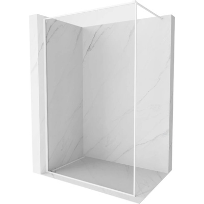 Mexen Kioto-F душ-преграда Walk-in с рамка 180 x 202 см, прозрачна 8 мм, бяла - 800-180-104-20-00 (800-180-104-20-00)