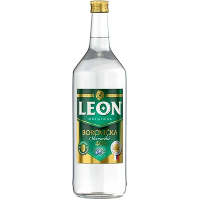 Leon Borovička Slovenská 40% 1 l (čistá fľaša)