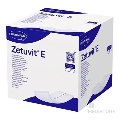 Allmed Medical Products Co., Ltd Zetuvit E nesterilný nasiakavý kompres 20 x 40 cm 30 ks