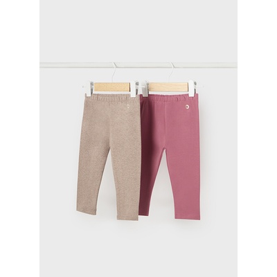 Mayoral Set dvou legín béžovo růžové BABY