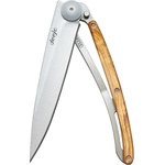 DEEJO 9cb001 wood natural / Стилно ултралеко джобно ножче без татуировки (9cb001)