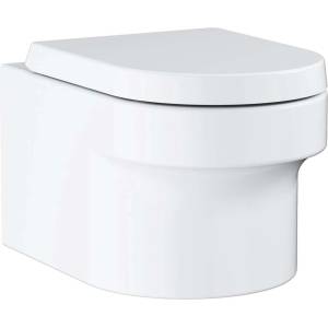 GROHE Eurocosmo - Висяща тоалетна с седалка, SoftClose, алпийско бяло 39296000 (39296000)