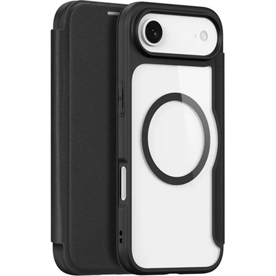 Dux Ducis Калъф за iPhone Air DUX DUCIS SKIN X PRO с поставка, кожен ефект FLIP, MagSafe, BLACK GP-173342 (GP-173342)