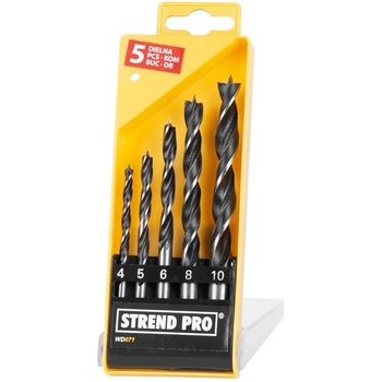 Sada vrtákov Strend Pro WD071, 5 dielna, 4-10 mm, Wood, do dreva