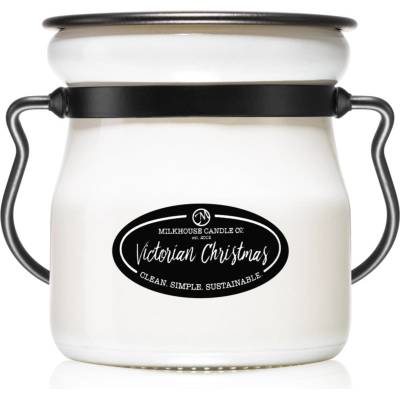 Milkhouse Candle Co. Creamery Victorian Christmas ароматна свещ Cream Jar 142 гр