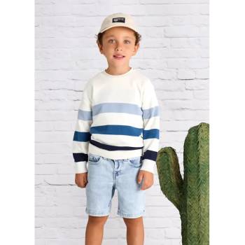 Mayoral Бермуди дънкови 5 джоба basic избелен цвят за мини момче Майорал