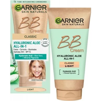 Image 1 of Garnier Hyaluronic Aloe All in 1 BB Cream Classic - BB крем за лице с хиалурон и алое вера SPF 15, 50мл