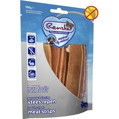 Renske zdravé sušené maso králičí plátky 100 g