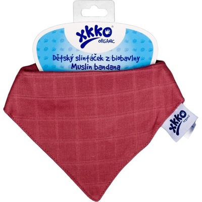 Kikko Dětský slintáček XKKO Organic Staré časy - Mesa Rose