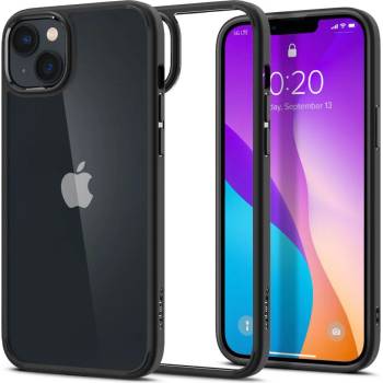 Spigen Кейс Spigen ULTRA HYBRID за iPhone 14 Plus, Matte Black (21288-0)