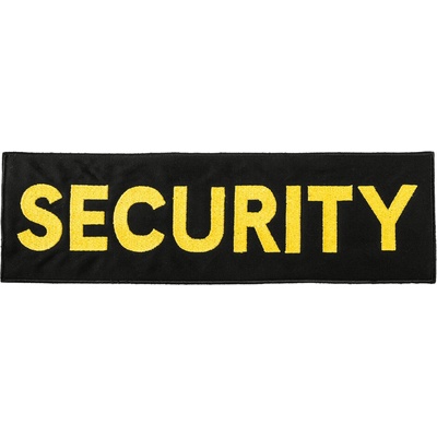 Triangles Nášivka SECURITY velká 100x320 mm suchý zip Z0455 Barva: Bílá
