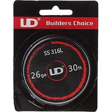 UD SS316L Nerezový odporový drát 10m 28GA 0,3mm
