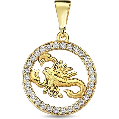 JVD Zlatý přívěsek znamení ŠTÍŘ ZP0425XJ71 24SC