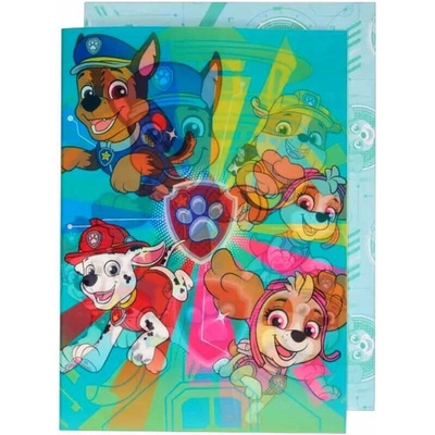 Blahoželanie A4 s obálkou Varianta: Paw Patrol