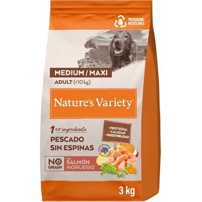 Nature's Variety original no grain Medium Adult dog s lososom 3 kg