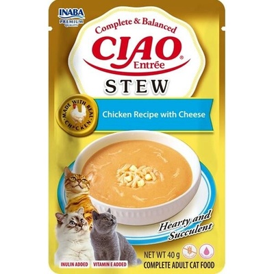 Inaba Ciao Entrée Stew kuracie a sýr 40 g