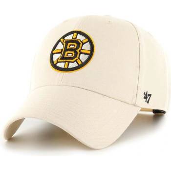 47 brand Шапка с козирка 47 brand NHL Boston Bruins в бежово с апликация H-MVPSP01WBP-NTA (H.MVPSP01WBP.NTA)