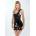Sharon Sloane Latex Mini Dress Black M