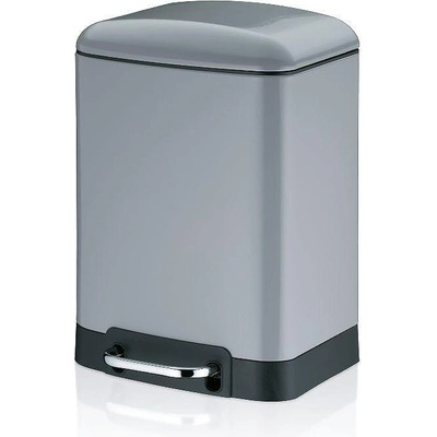 Kela Кош за отпадъци с педал KELA Davino 6 л, светло сив (1534)