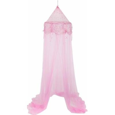 DekorStyle Baldachýn nad postel Princess růžový 60x250 cm růžový