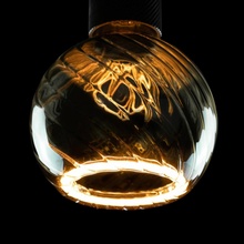 Segula LED floating globe G125 E27 6W twist dymová 55070