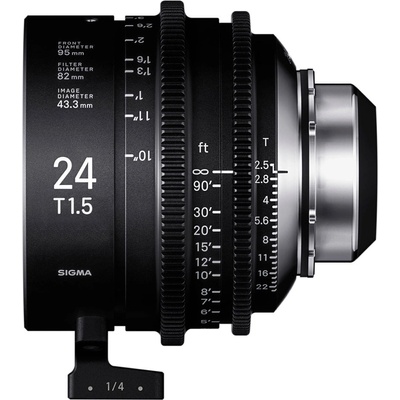 SIGMA CINE 24mm T1.5 FF f/AP2 (METRIC) iTechnology PL-mount