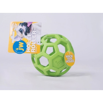 JW Hol-EE děrovaný míč Large 13 cm Barvy: zelinkavá
