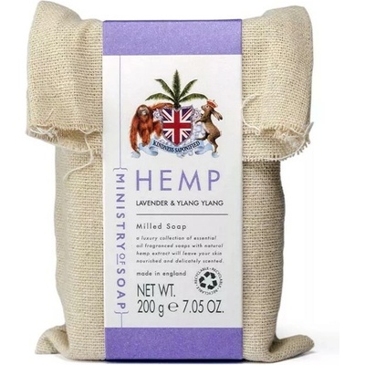 Somerset Toiletry Ministry of Soap konopné mydlo Levanduľa a Ylang Ylang 200 g