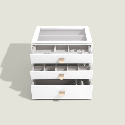 Stackers šperkovnice se šuplíky 3v1 Pebble White Classic Drawers bílá 75891