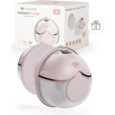 KinderKraft MAMAFLOW единична електрическа помпа за кърма PINK, Помпи за кърма (KEMAFL00PNK0000) (KEMAFL00PNK0000)