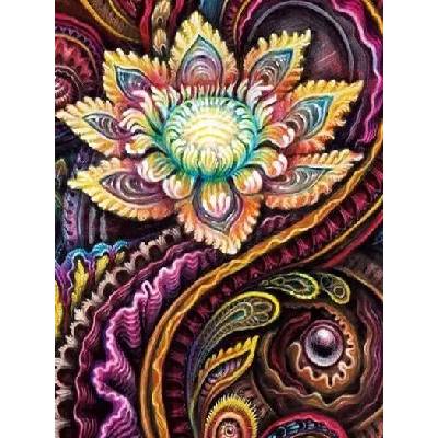 Diamond Art - Abstraktní květina
