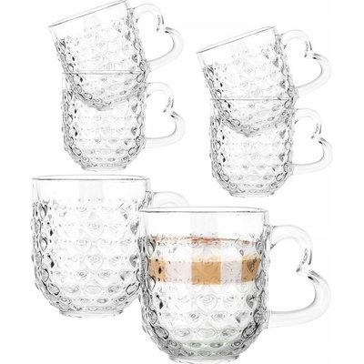 Design Sklenice na kávu a čaj Altom Love 6 x 310 ml