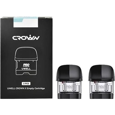 Uwell Crown X Empty Cartridge 2 ml Pack 2