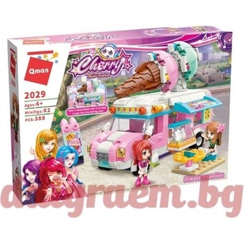 Image 1 of Qman Конструктор qman Розов ван за сладолед 2029 (q2029)