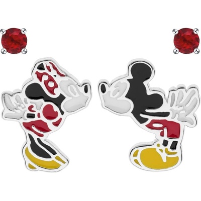 Disney stříbrná sada náušnic Mickey and Minnie Mouse SS00004SRRL.CS