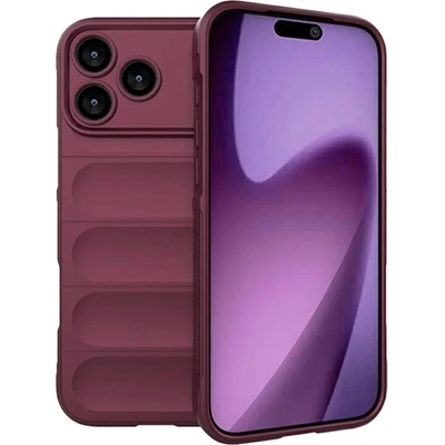 Gigapack iPhone 17 Pro Max GIGAPACK Силиконов протектор за телефон, удароустойчив, 3D, BORDO GP-173631 (GP-173631)
