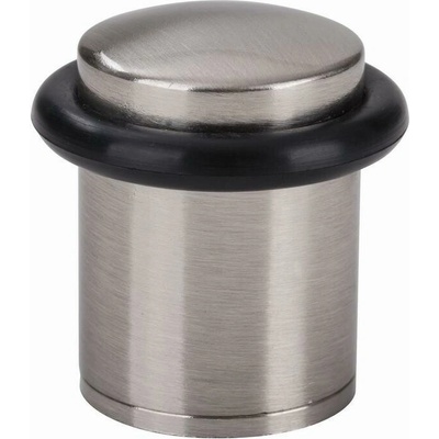 Walteco Dverová zarážka, priemer 25x38mm, na naskrutkovanie, matný nikel , 5255