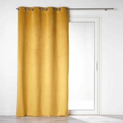 Douceur d`Interieur Sametový zatemňovací závěs do obývacího pokoje, s očky, 135 x 260 cm