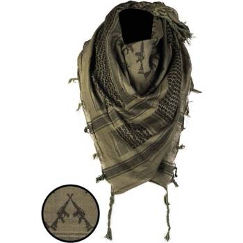 Šátka Mil-Tec Šemagh pušky oliva/čierna