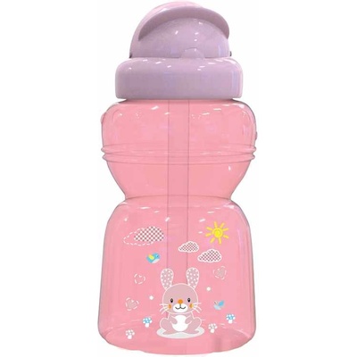 Lorelli Спортна бутилка Lorelli Baby Care - Animals, 325 ml, розово (10200730002)