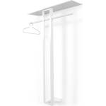 Spinder Design Бяла стоманена стенна закачалка с рафт 100 cm Luno Large - Spinder Design (GW011-01)