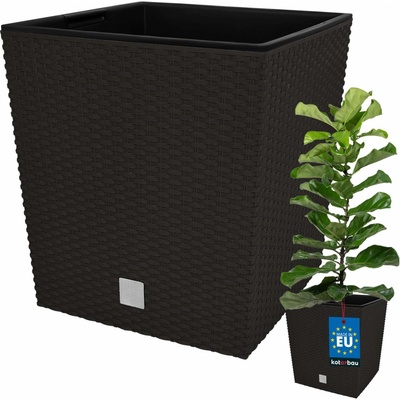 Prosperplast Květináč ratanový Rato low 32x32 cm hnědý – Hledejceny.cz