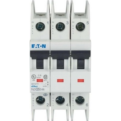 Eaton Автоматичен прекъсвач eaton faz-c25/3-na, 102252 - 25 a, 3p (102252)
