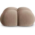 Cosmopolitan Design Кафява кадифена табуретка Loretto - Cosmopolitan Design (COS_POUF_120_F1_LORETTO2)