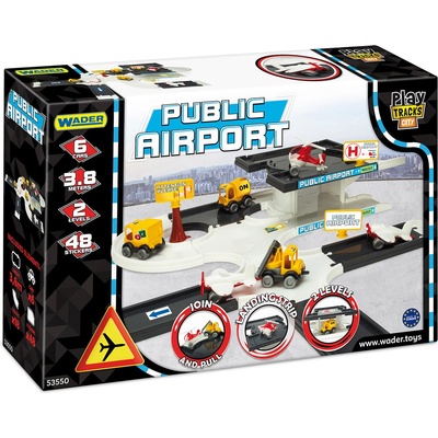 Wader Kid Cars 3D Letiště plast 3,8m