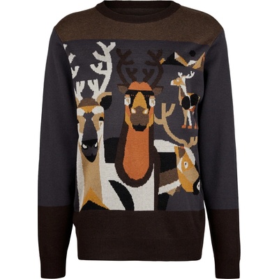 KAVU Мъжки пуловер KAVU Highline Jumper - Deer Me (017-4082-0214)