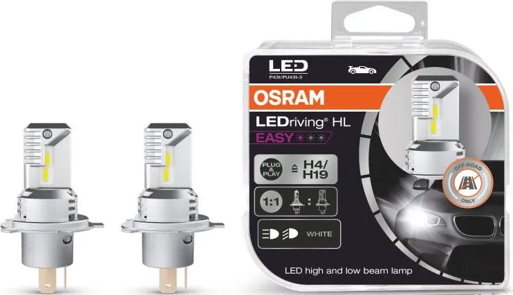 OSRAM LEDriving HL EASY H4/H19 16,5W 12V 2x (64193DWESY-HCB)