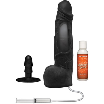 Doc Johnson Merci Squirting Cumplay Cock Dual Density UltraSKYN Vac-U-Lock 10 Inch 26cm Black