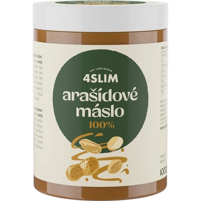 4Slim 100% Arašidové maslo 1 kg