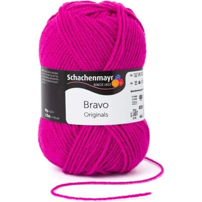 Schachenmayr Bravo Originals 08350 Power Pink Плетива прежда (9801211-08350-SCHACHENMAYR)